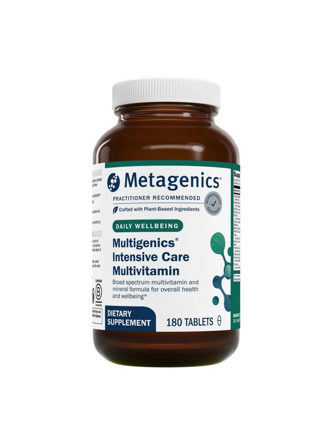 Metagenics Multigenics Intensive Care Multivitamin - Without Iron - Dietary Supplements for Everyday - with Quercetin, Beta-Carotene, Ascorbic Acid & More - Non-GMO - Gluten-Free - 180 Tablets - Image 1