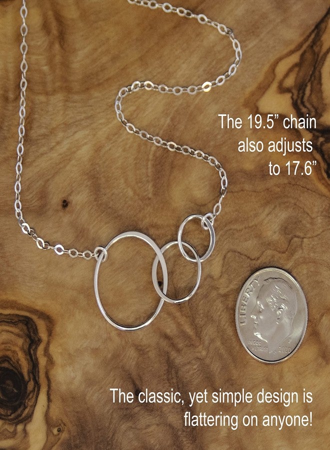 EFYTAL 3 Generations Necklace - Grandma Gifts, Grandmother Birthday, Present for Nana|Gigi, New Grandma Gift - Image 3