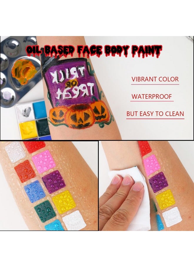 Halloween Makeup Special Effects Oil Face Body Paint Fake Blood Scar Wax Charred Ash Powder With Sponges Brush Halloween Party Sfx Cosplay - pzsku/Z860187DC037FF9E5035DZ/45/_/1721980872/3ec406c1-8945-4989-a453-0df60756af51