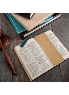 Glenmal 12 Set Reading List Bookmark Tracker With Tassel 12 Pcs 2.5 X 7.5 Inches Vintage Reading Log Book Tracker 12 Pcs Tassels Reading Bookmarks For Reading Lovers Kids Students Teachers Library Gifts  - Image 4