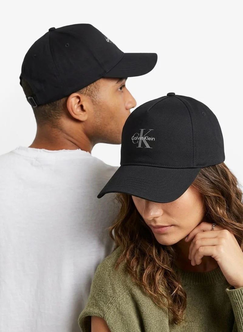 CALVIN KLEIN  Monologo Curved Peak Baseball Cap  | Best Price UAE