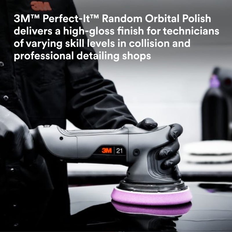 3M Perfect-It Random Orbital Polish, 34133, 1 Pint, Fast Cutting Polisher for Automotive Buffing & Polishing, High-Gloss Finish - Image 3