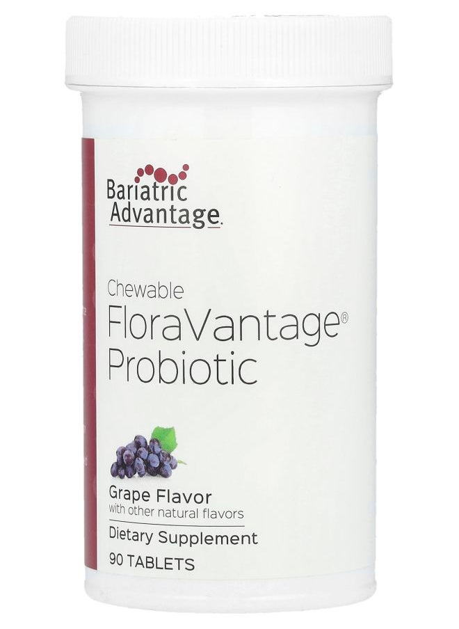 Bariatric Advantage - Chewable FloraVantage Probiotic Grape 90 Tablets - Image 1