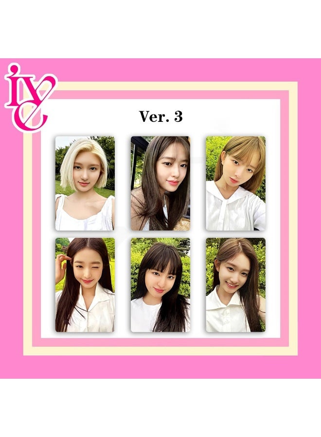 NIBEMINENT 6 Pcs Kpop IVE After Like Lomo Cards Card For Fans Collection Gifts - Image 3