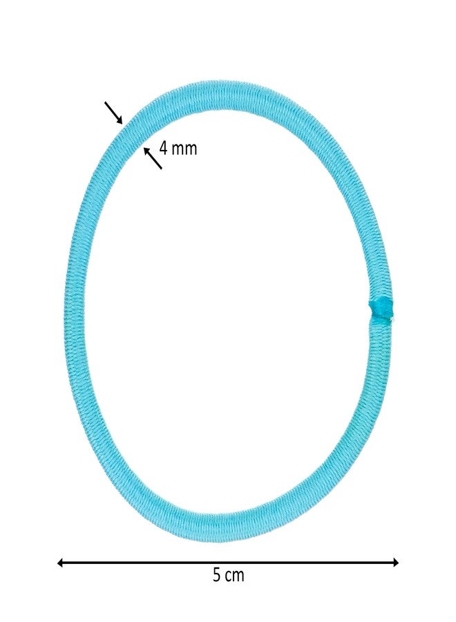 Expressions 216-Piece Hair Ties, 4mm Pastel Colors Value Pack, Durable Ponytail Holders For Thick Hair, Curly Hair and All Hair Types - Image 4