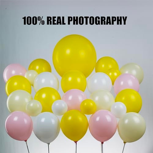 besttideyes Bee Balloons Garland Arch Kit 134 pcs yellow pestal pink balloon Arch with bee daisy balloons for Baby Shower Lemonade Birthday Honeybee Party Decor - Image 4