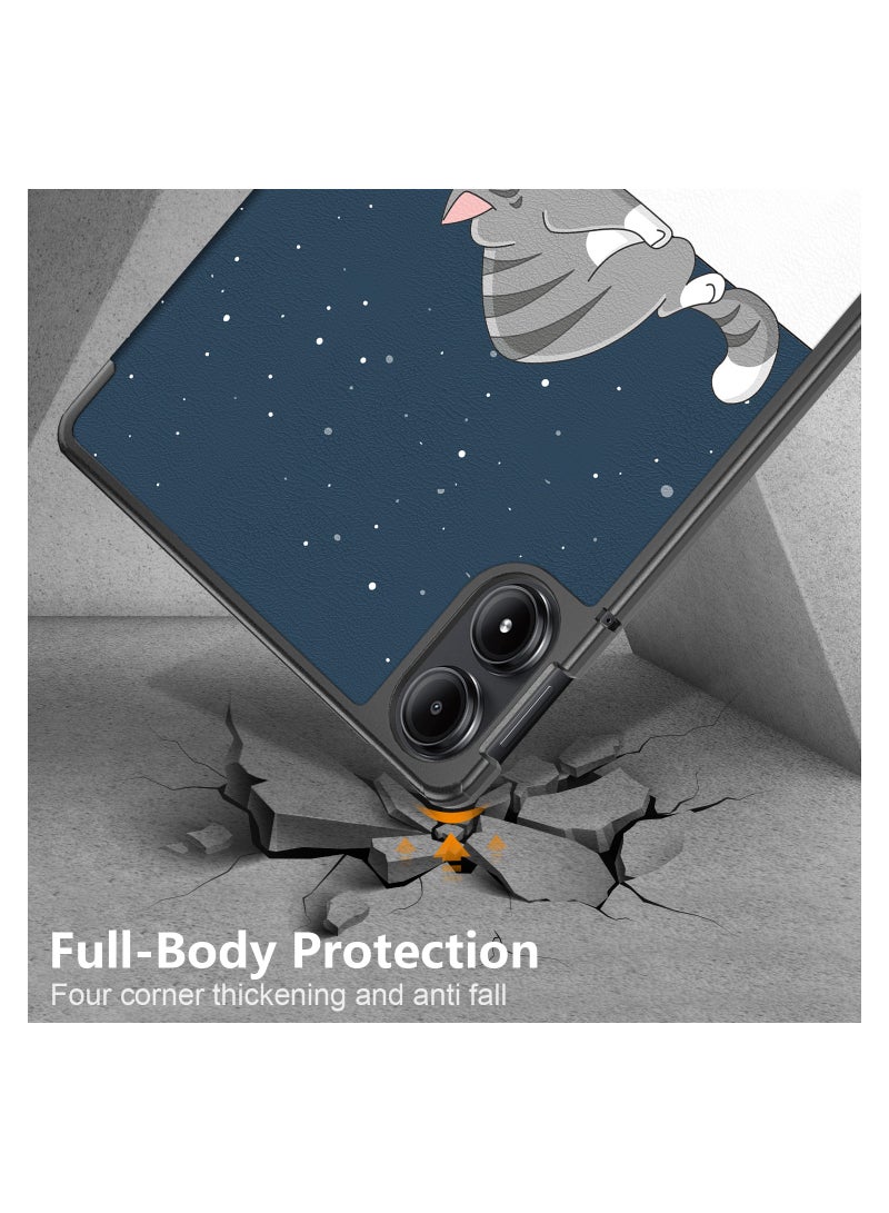 Fankalo Tablet Case for Xiaomi Redmi Pad Pro/ Xiaomi Poco Pad 12.1 inch Ultra-Thin PU-Leather Hard Shell Cover - Image 3