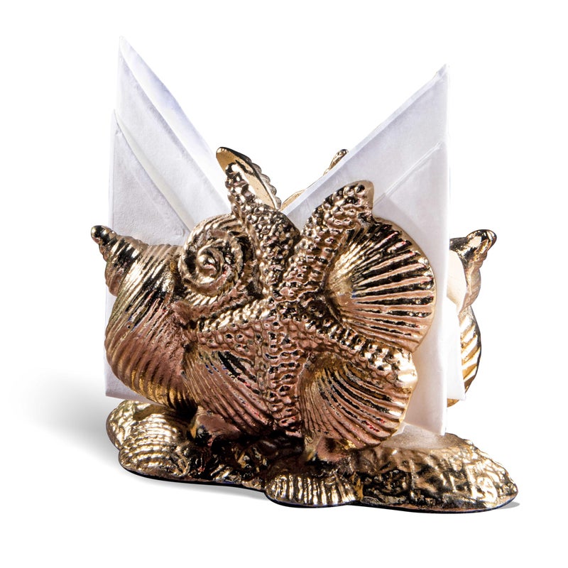 Gibox Snail Shaped Tissue Paper Holder Stand, 7 cm Tall Decorative Made of Alluminium Metal Gold Plated Tabletop Centerpice Home, Bathroom & Kitchen Decor - Image 3