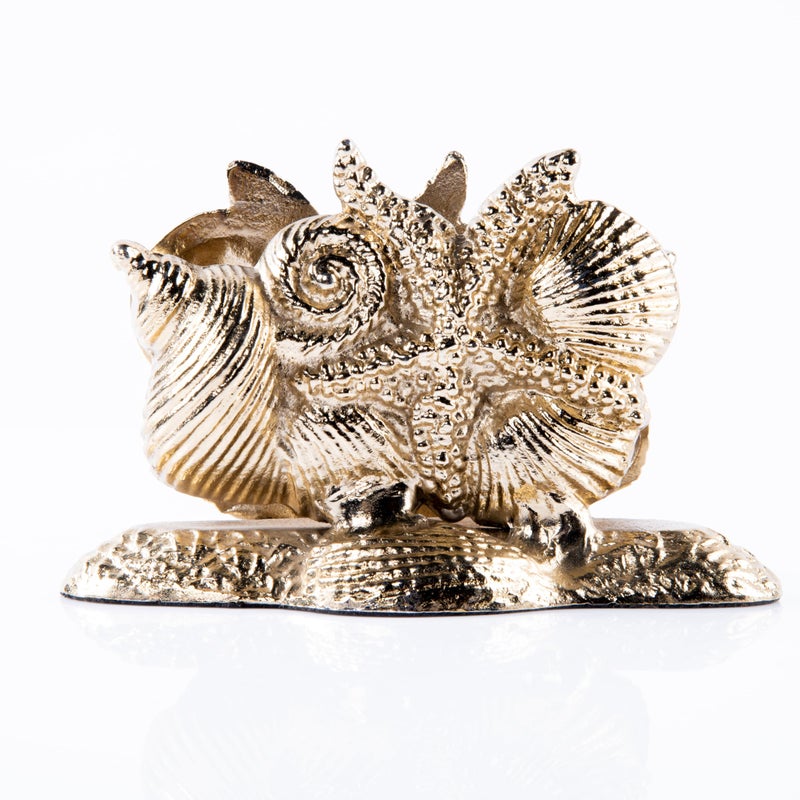 Gibox Snail Shaped Tissue Paper Holder Stand, 7 cm Tall Decorative Made of Alluminium Metal Gold Plated Tabletop Centerpice Home, Bathroom & Kitchen Decor - Image 5