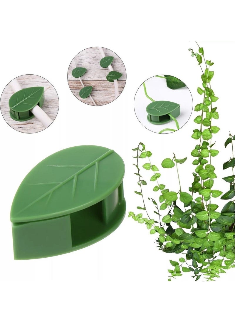 Real West 10 Pack Leaf Design Cable Plant Vines Organizer Adhesive Clips 