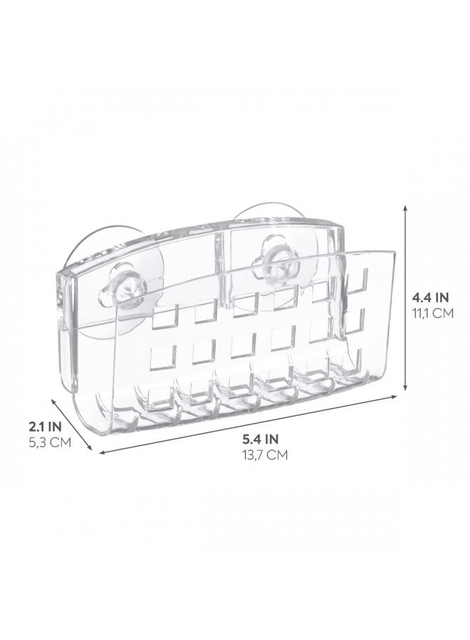 IDesign حامل شفط حوض المطبخ iDesign Sinkworks للإسفنجات، والفُرَش، والصابون - شفاف كبير - Image 2