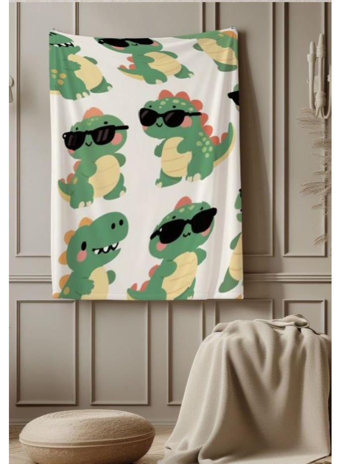 عام بطانية رقيقة من الفانيلا الكرتونية للأطفال والرضع (دافئة ومريحة، ومناسبة للنوم والألعاب) 70 سم * 100 سم - Image 3