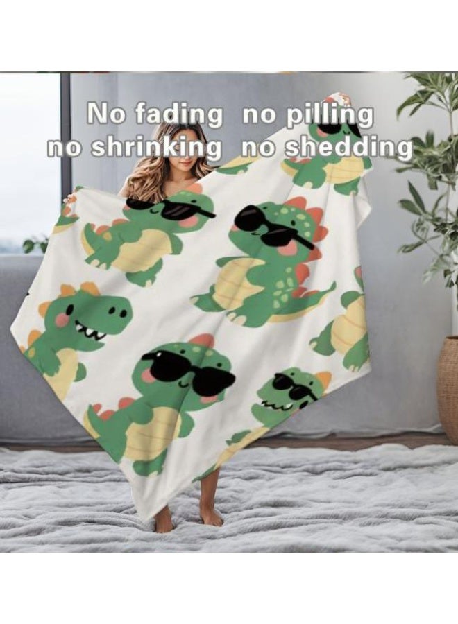 عام بطانية رقيقة من الفانيلا الكرتونية للأطفال والرضع (دافئة ومريحة، ومناسبة للنوم والألعاب) 70 سم * 100 سم - Image 1