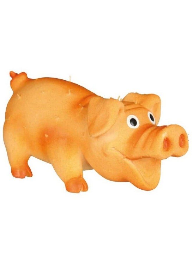 Trixie Bristle Pig, Latex/Polyester Chew Toy For Small Dog Breed Fleece, 10 Cm - Image 1