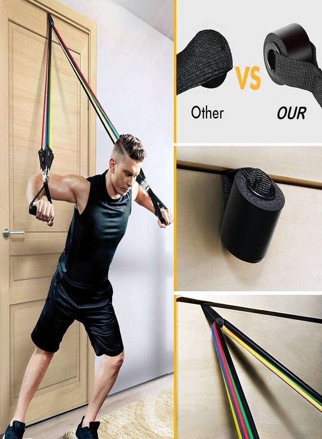 ERHETUS Resistance Bands for Full Body Exercise & Stretching | 11-Piece Home Gym Training Kit for Women Workout | Rubber Fitness Band for Men with Toning Tubes, Door Anchor, Handles, Straps, Carry Bag - Image 3