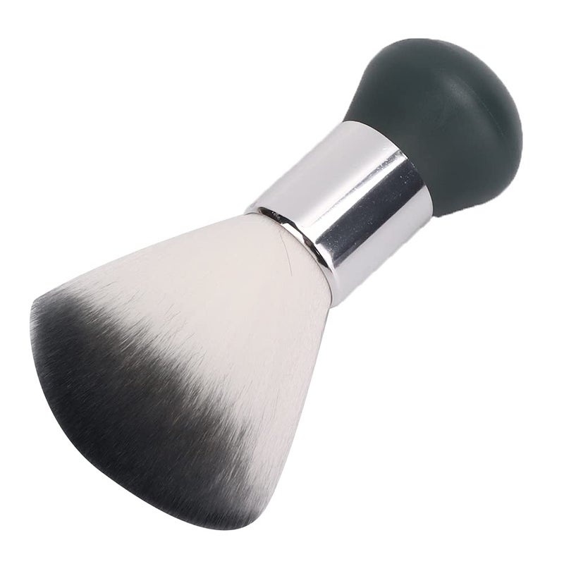 Professional Neck Duster Brush Ultra Soft Barber Hair Sweep Brush Broken Hair Cleaning Brush Neck Face Brush Hairbrush Hair Styling ToolGray