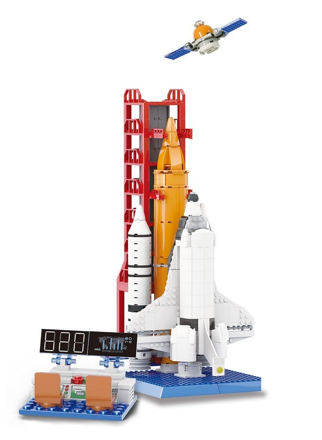 Apostrophe Games Space Shuttle & Rocket Launch Base Building Block Set - 830 Pieces - Image 2