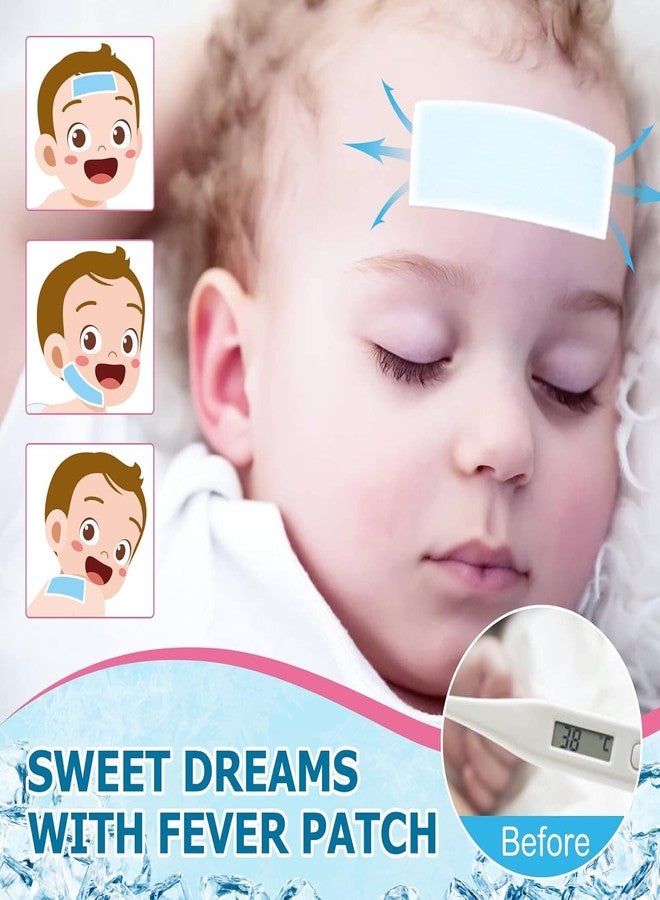 COOFANDY 20Pcs Kids Cooling Patch for Fever Relief - Gentle Hydrogel Patches for Babies, Toddlers & Children | Non-Medicated, Skin-Friendly, Drug-Free Temperature Reducer (Safe for Sensitive Skin) - Image 4