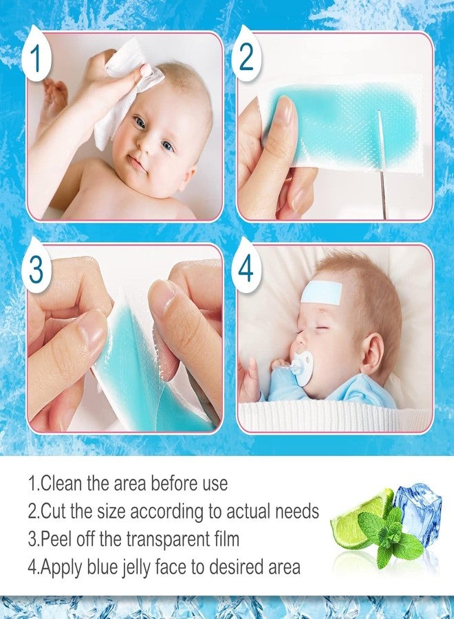 COOFANDY 20Pcs Kids Cooling Patch for Fever Relief - Gentle Hydrogel Patches for Babies, Toddlers & Children | Non-Medicated, Skin-Friendly, Drug-Free Temperature Reducer (Safe for Sensitive Skin) - Image 5