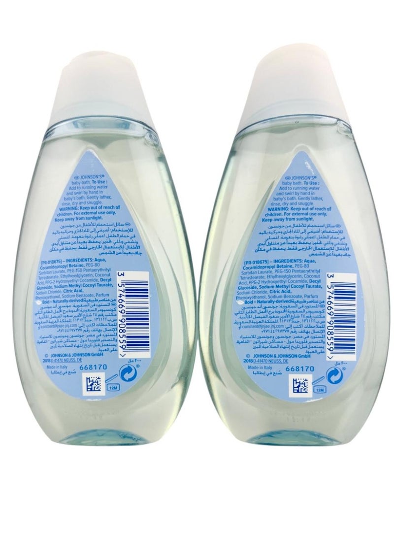 Johnson Bathrooms JOHNSONS BABY BATH OUR MILDEST FORMULA TO CLEANSE DELICATE SKIN FREE FORM FORMULA DELICATE SKIN 200ML X PACK OF 2 - Image 2