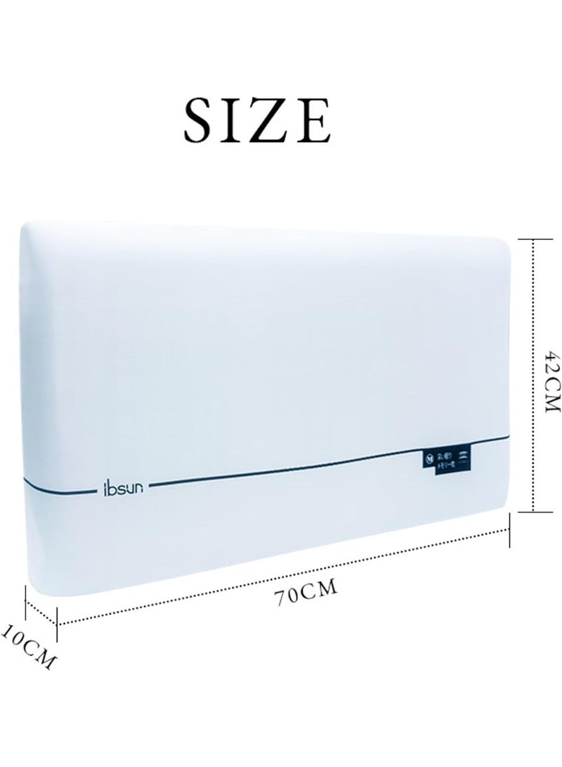 Memory Foam Pillow 10cm height Dual-Sided Core Pillow Cooling & Cozy Washable Cover for All Seasons Breathable Sleeping (gold) - Image 4