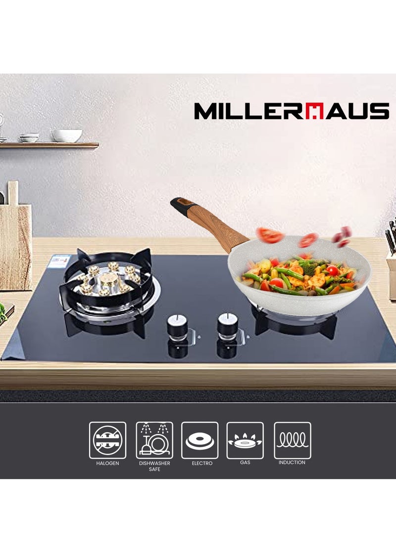 MILLERHAUS - Millerhaus Natural Frypan 26cm Forged Aluminium - Image 1