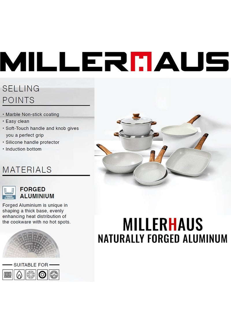 MILLERHAUS - Millerhaus Natural Frypan 26cm Forged Aluminium - Image 1