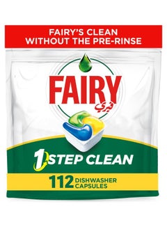 Fairy Step Clean Automatic Dishwasher Tablets Lemon Scent  - Image 1