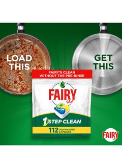 Fairy Step Clean Automatic Dishwasher Tablets Lemon Scent  - Image 2