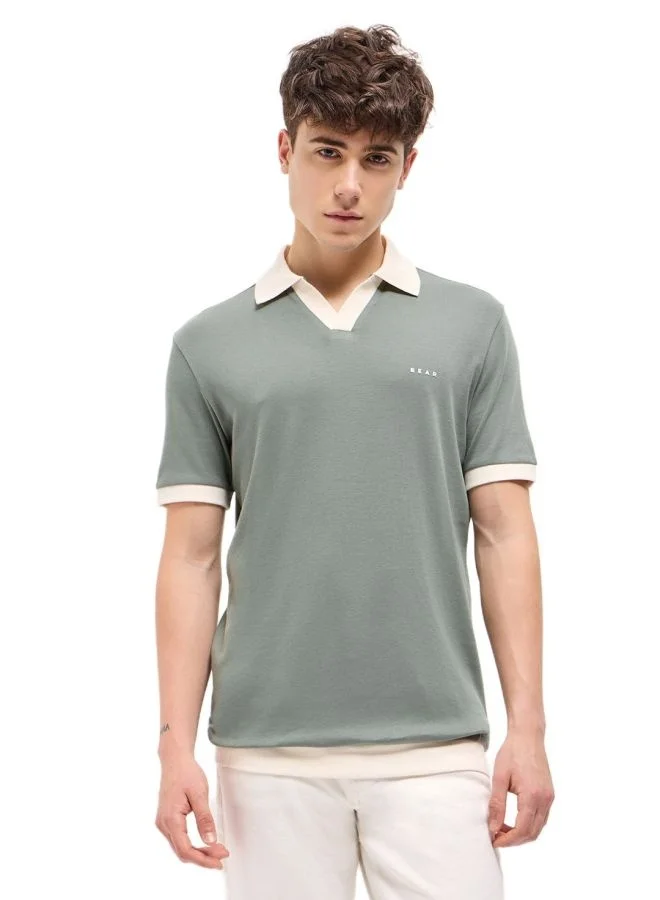 THE BEAR HOUSE Men's Polo Shirt for Casual & Semi-Formal Wear | Classic Collar Neck T-Shirt | Comfortable, Stylish & Versatile for Office, Travel, Outings & Everyday Use