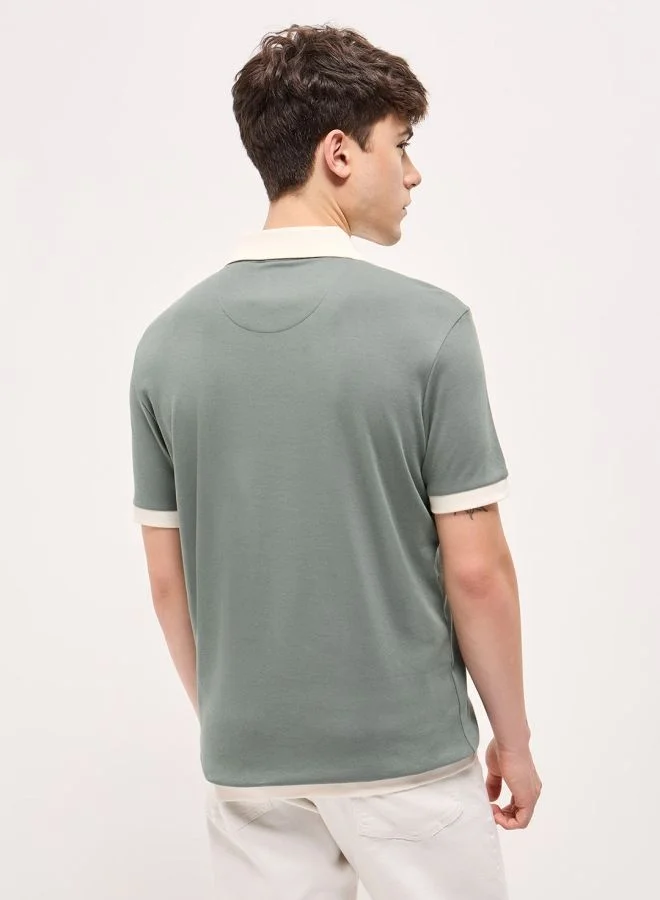 THE BEAR HOUSE Men's Polo Shirt for Casual & Semi-Formal Wear | Classic Collar Neck T-Shirt | Comfortable, Stylish & Versatile for Office, Travel, Outings & Everyday Use
