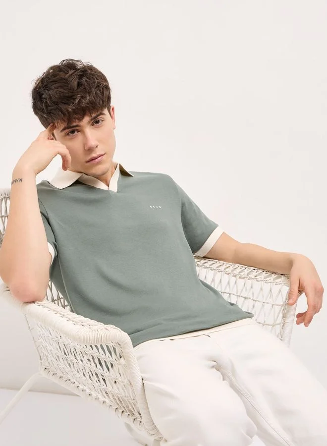 THE BEAR HOUSE Men's Polo Shirt for Casual & Semi-Formal Wear | Classic Collar Neck T-Shirt | Comfortable, Stylish & Versatile for Office, Travel, Outings & Everyday Use