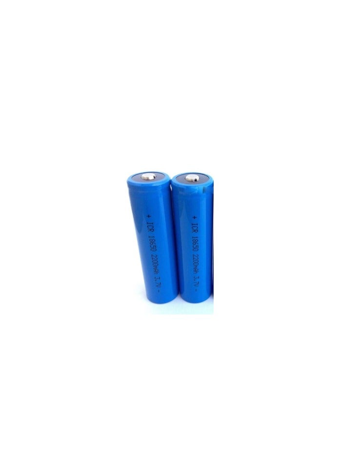 18650 2200mAh 3.7V Rechargeable Battery 2 pieces  - Image 3