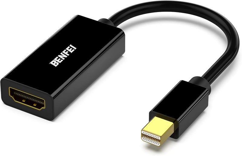 Benfei محول Mini DisplayPort إلى HDMI، كابل مطلي بالذهب متوافق مع MacBook Pro وMacBook Air وMac mini وMicrosoft Surface Pro 3/4، إلخ - Image 1