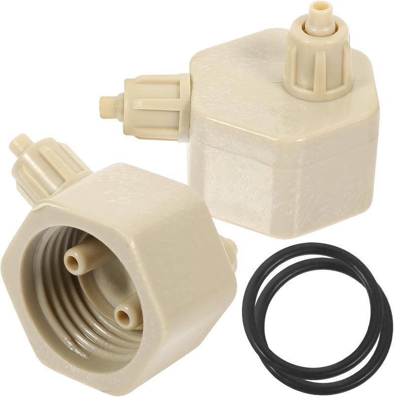 Generic 2Pcs Aquarium System Bottle Caps Portable CO2 Generator DIY Reactor Parts Replaceable ABS Material Aquarium Plants - Image 1