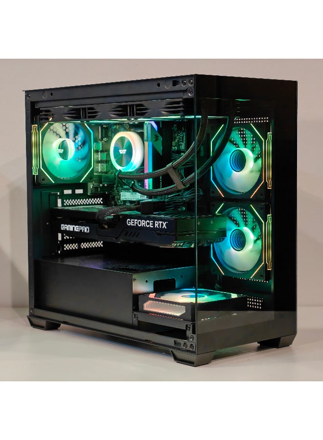 Mostech General Trading LLC GAMING PC RYZEN 5 7600 upto 5.0Ghz | RTX 5060 8GB GDDR7 | SSD 1TB NVMe M.2 | RAM 16GB DDR5 6000MHZ | CPU LIQUID COOLER 360MM | WIN 11 PRO BLACK - Image 4