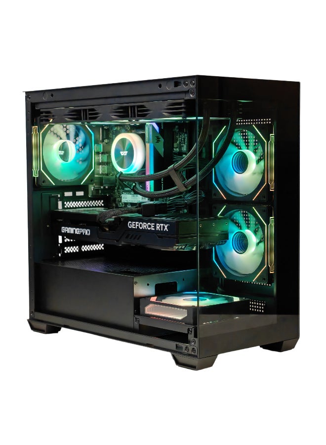 Mostech General Trading LLC GAMING PC RYZEN 5 7600 upto 5.0Ghz | RTX 5060 8GB GDDR7 | SSD 1TB NVMe M.2 | RAM 16GB DDR5 6000MHZ | CPU LIQUID COOLER 360MM | WIN 11 PRO BLACK - Image 2