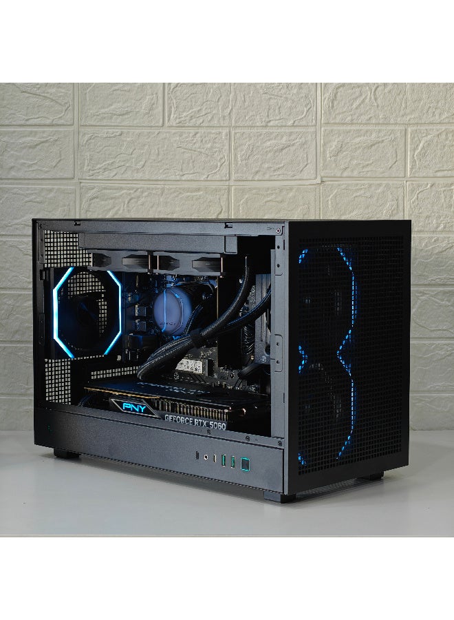 Mostech General Trading LLC GAMING PC RYZEN 5 7500F upto 5.0Ghz | RTX 5060 8GB GDDR7 | SSD 1TB NVMe M.2 | RAM 16GB DDR5 6000MHZ | CPU LIQUID COOLER 360MM | WIN 11 PRO BLACK - Image 3