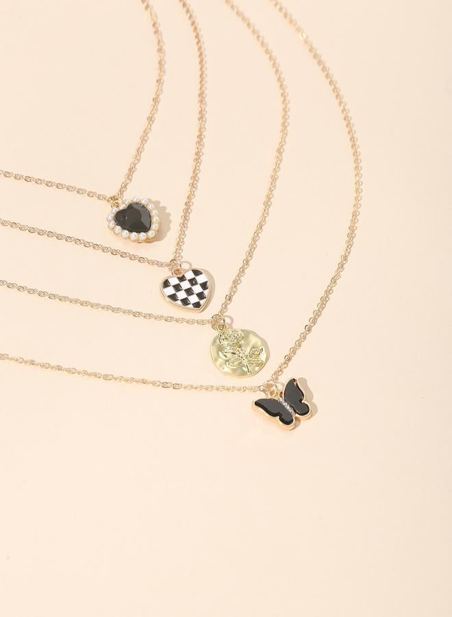Take Two Set of 4 - Heart Pendant Necklaces - Image 4