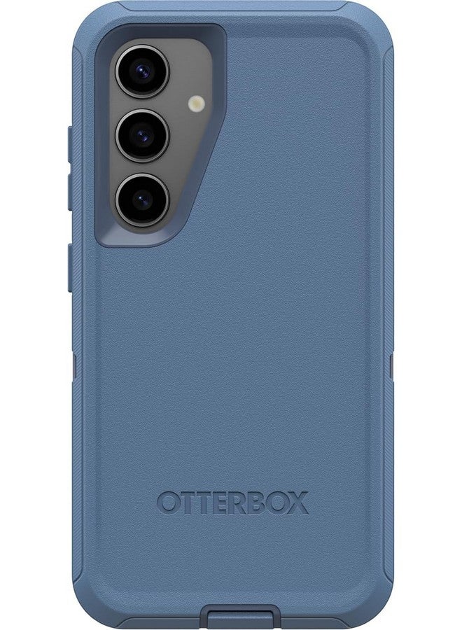 أوتربوكس جراب OtterBox لهاتف Samsung Galaxy S24 (فقط) - سلسلة Defender - جينز أزرق فاتح (أزرق) - متين وقوي - مع حماية للمنافذ - يتضمن مشبك الحافظة - عبوة غير مخصصة للبيع بالتجزئة - Image 3