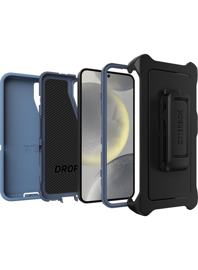 أوتربوكس جراب OtterBox لهاتف Samsung Galaxy S24 (فقط) - سلسلة Defender - جينز أزرق فاتح (أزرق) - متين وقوي - مع حماية للمنافذ - يتضمن مشبك الحافظة - عبوة غير مخصصة للبيع بالتجزئة - Image 5