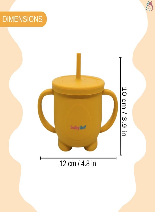 Babylief Silicone Snack Cup (Mustard Yellow) - Image 4