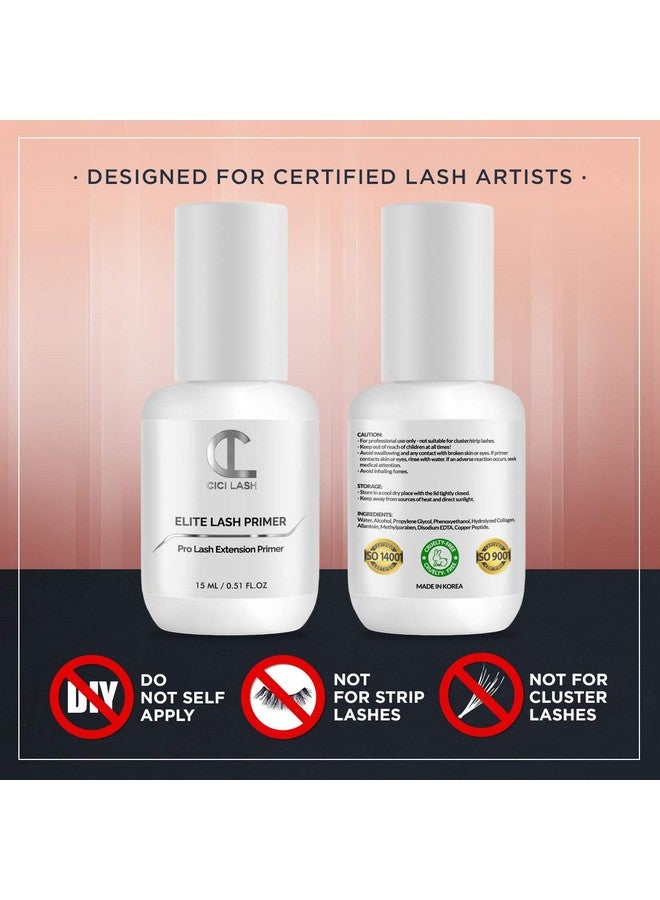 CICI Lash Elite Eyelash Extension Primerpretreatment (15Ml)Professional Lash Cleanser & Protein Oil Remover For Individual Mink Eyelash Extensions Increases Retention & Glue Drying Time Lash Supplies - Image 2