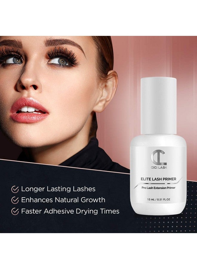 CICI Lash Elite Eyelash Extension Primerpretreatment (15Ml)Professional Lash Cleanser & Protein Oil Remover For Individual Mink Eyelash Extensions Increases Retention & Glue Drying Time Lash Supplies - Image 5