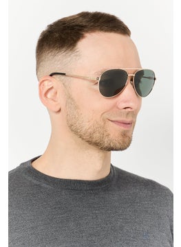 Timberland Men TB00026 Aviator Sunglasses, Gold  - Image 2