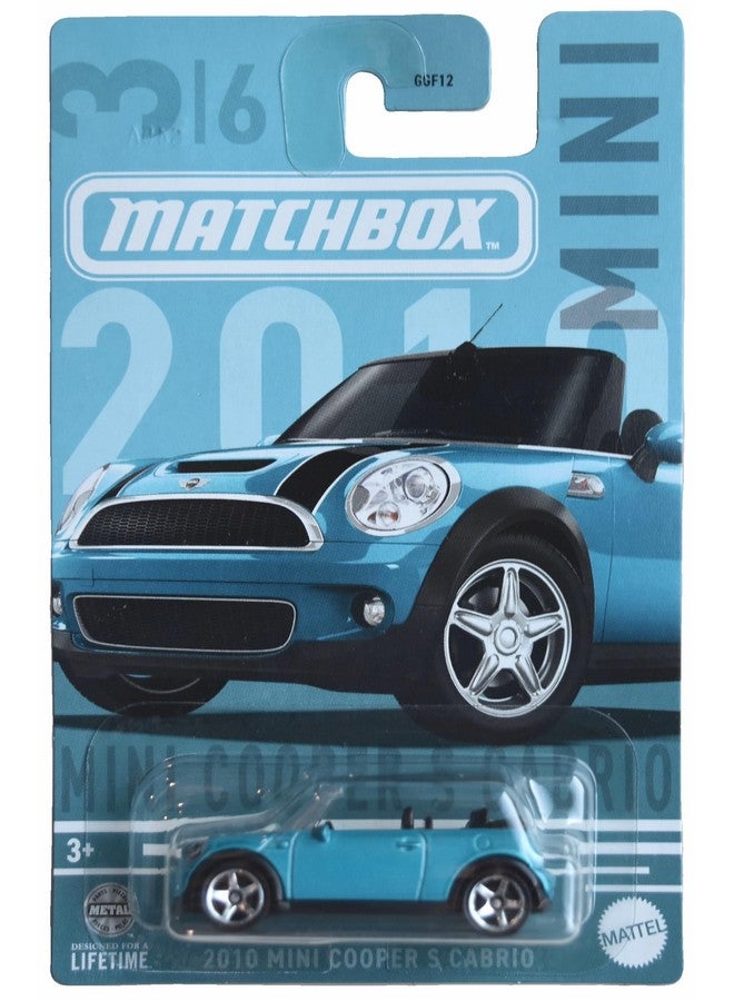 MATCHBOX Matchbox 2010 Mini Cooper S Cabrio, Teal 3/6 