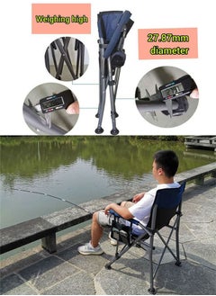 ZCM-HAPPY Foldable Outdoor Camping Fishing BBQ Picnic Beach Chair  - Image 3
