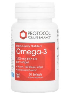 Protocol For Life Balance Omega-3 1000 mg 30 Softgels 