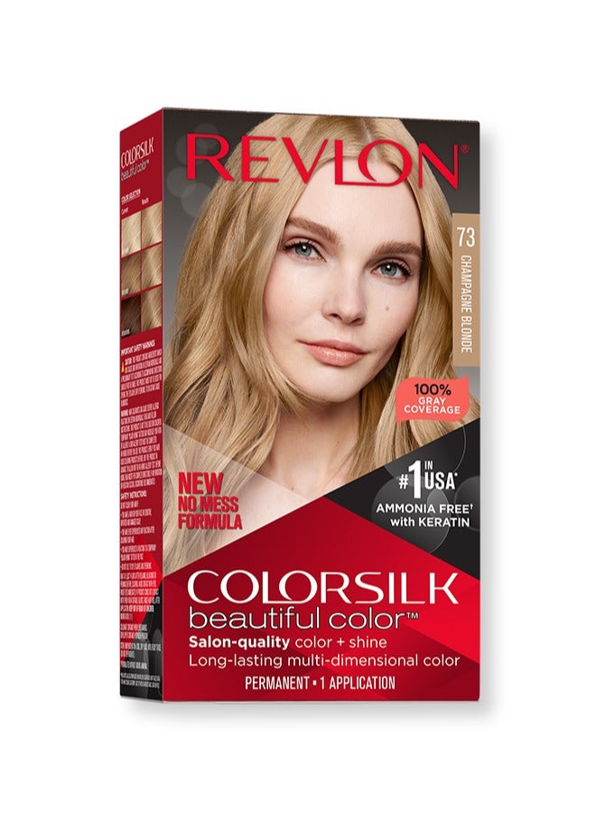 Revlon ريفلون كولور سيلك أشقر شامبانيا 73