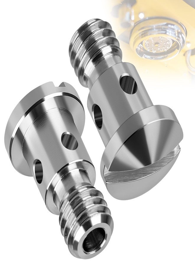 Dinlon Espresso Machine Group Head Diffuser Screw, Stainless Steel Diffuser Screw Compatible with La Marzocco Slayer Espresso Machines, Replacement for La Marzocco Shower Screen Screw Accessories, 2Pcs - Image 1